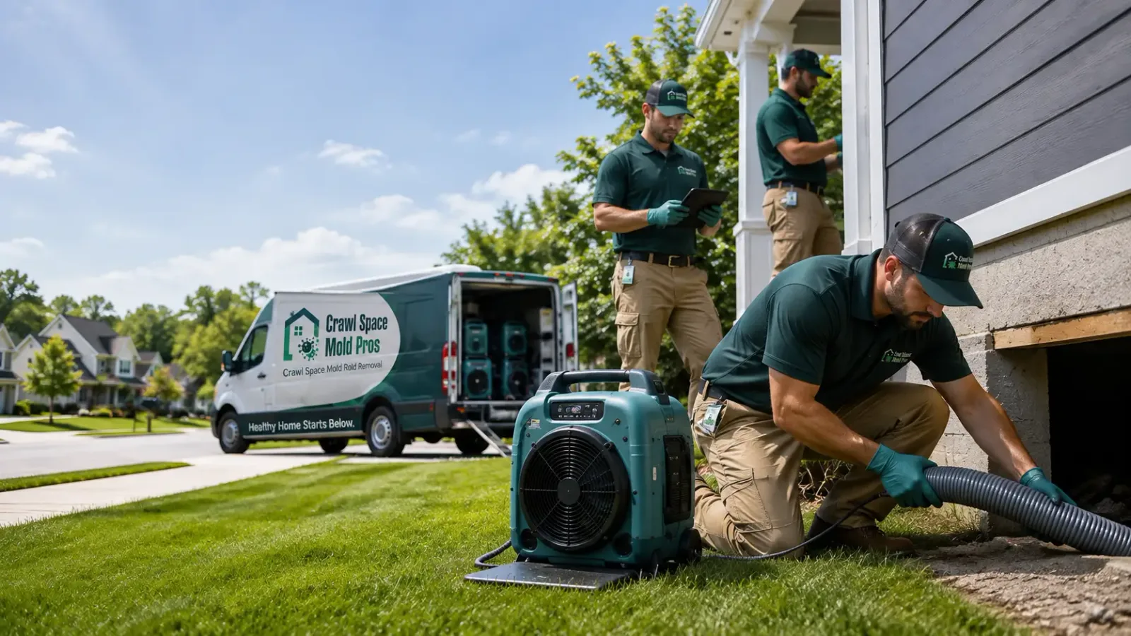 Crawl Space Mold Removal in Rumford, RI
